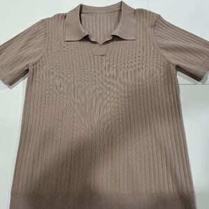Light Brown Tshirt Men Size L